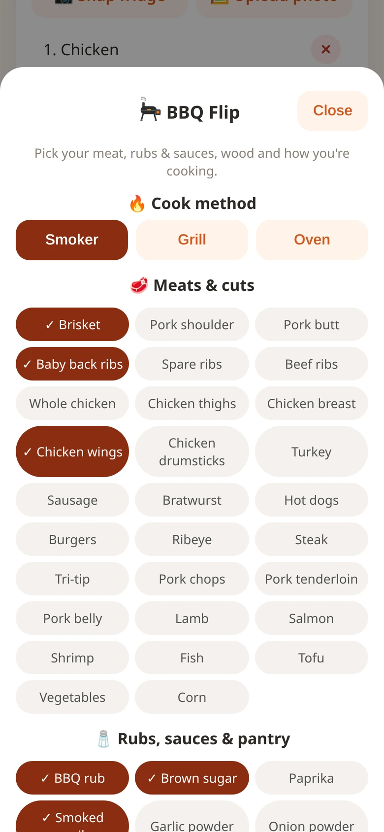 BBQ Flip picker